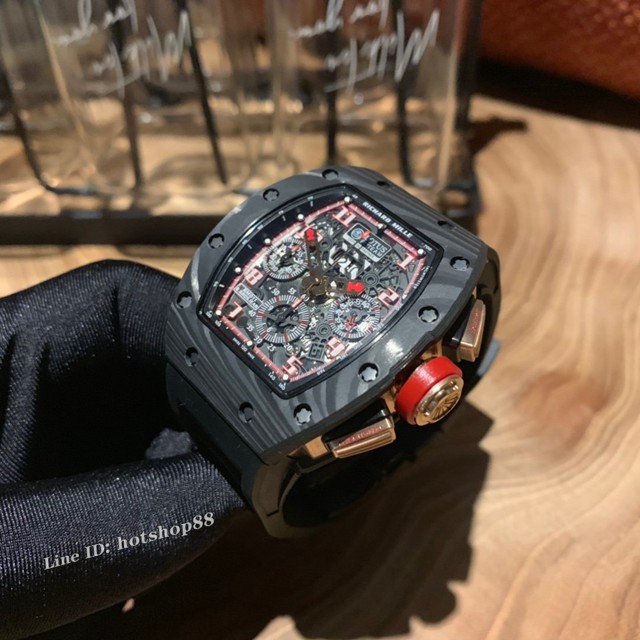 理查德米勒RICHARD MILLE RM011-FM顶级碳纤维壳套男士腕表 gjs2154